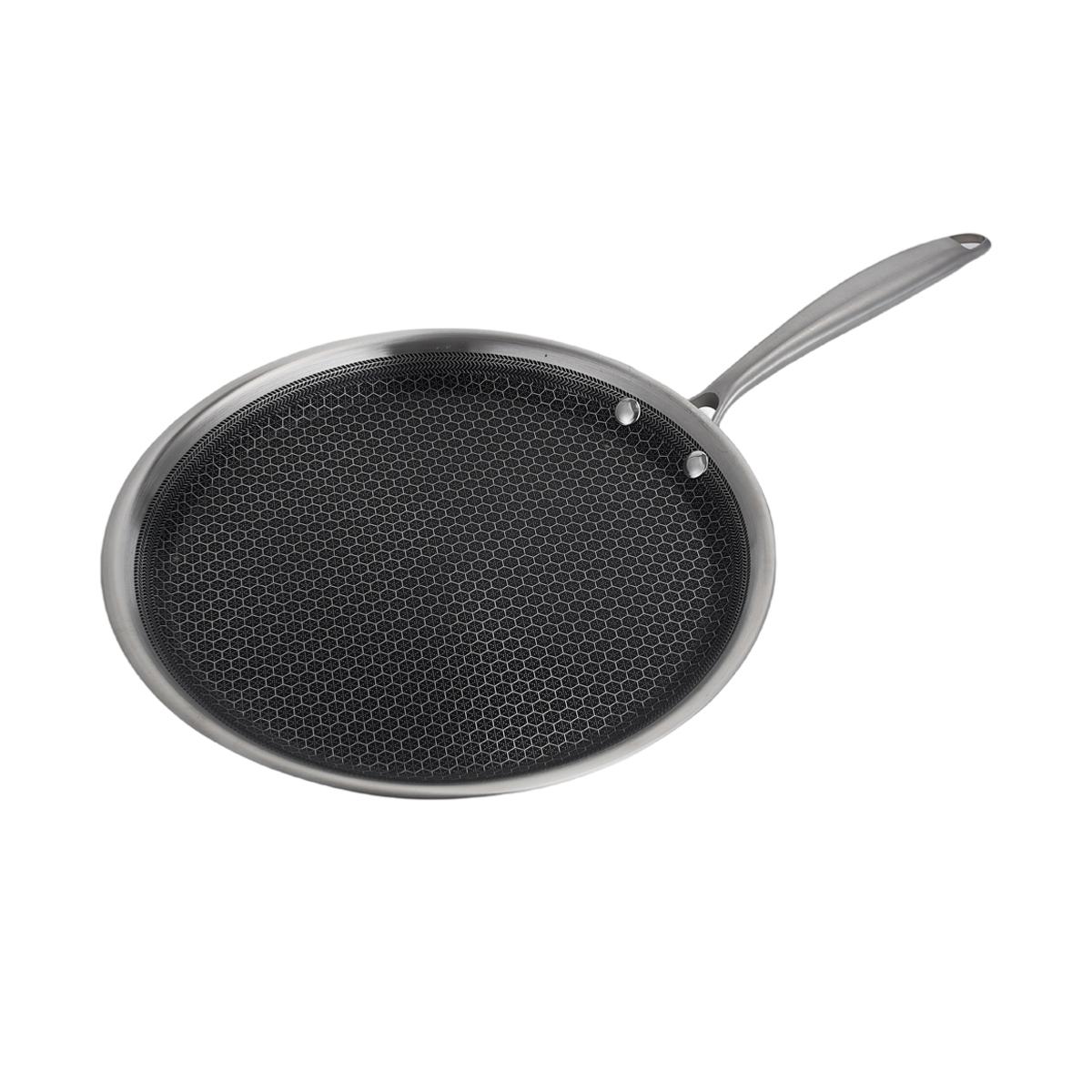 Crêpière 28cm triplex - "BlackSteel" couleur unique, GAM HOTEL