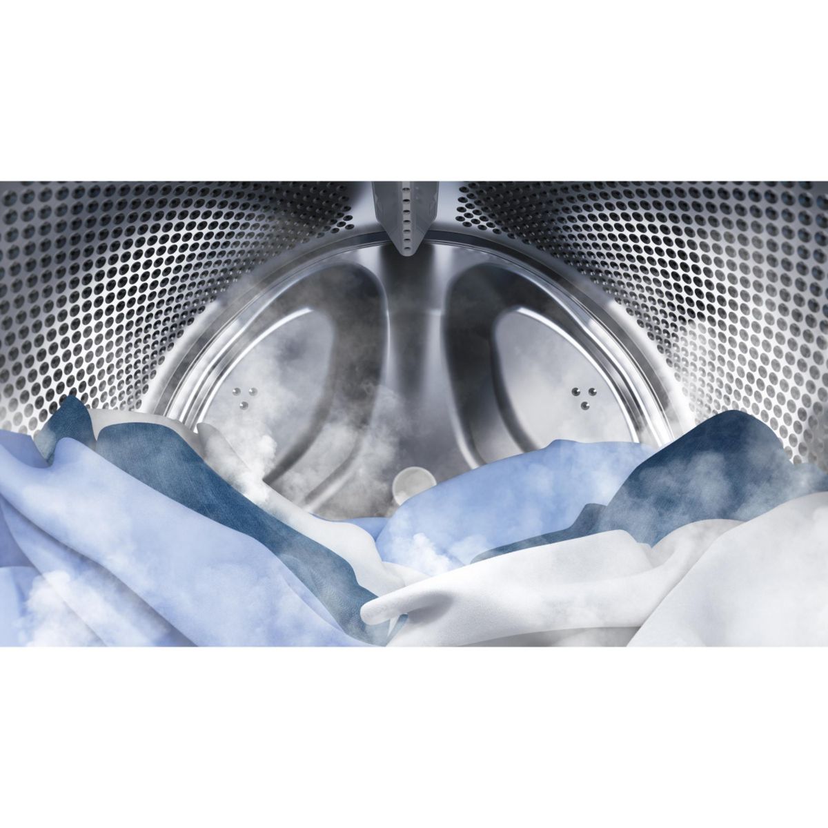 Lave linge hublot BWE91296XWVFR - 9 kg - 1200 tr/min - Classe A - Moteur induction couleur unique, INDESIT