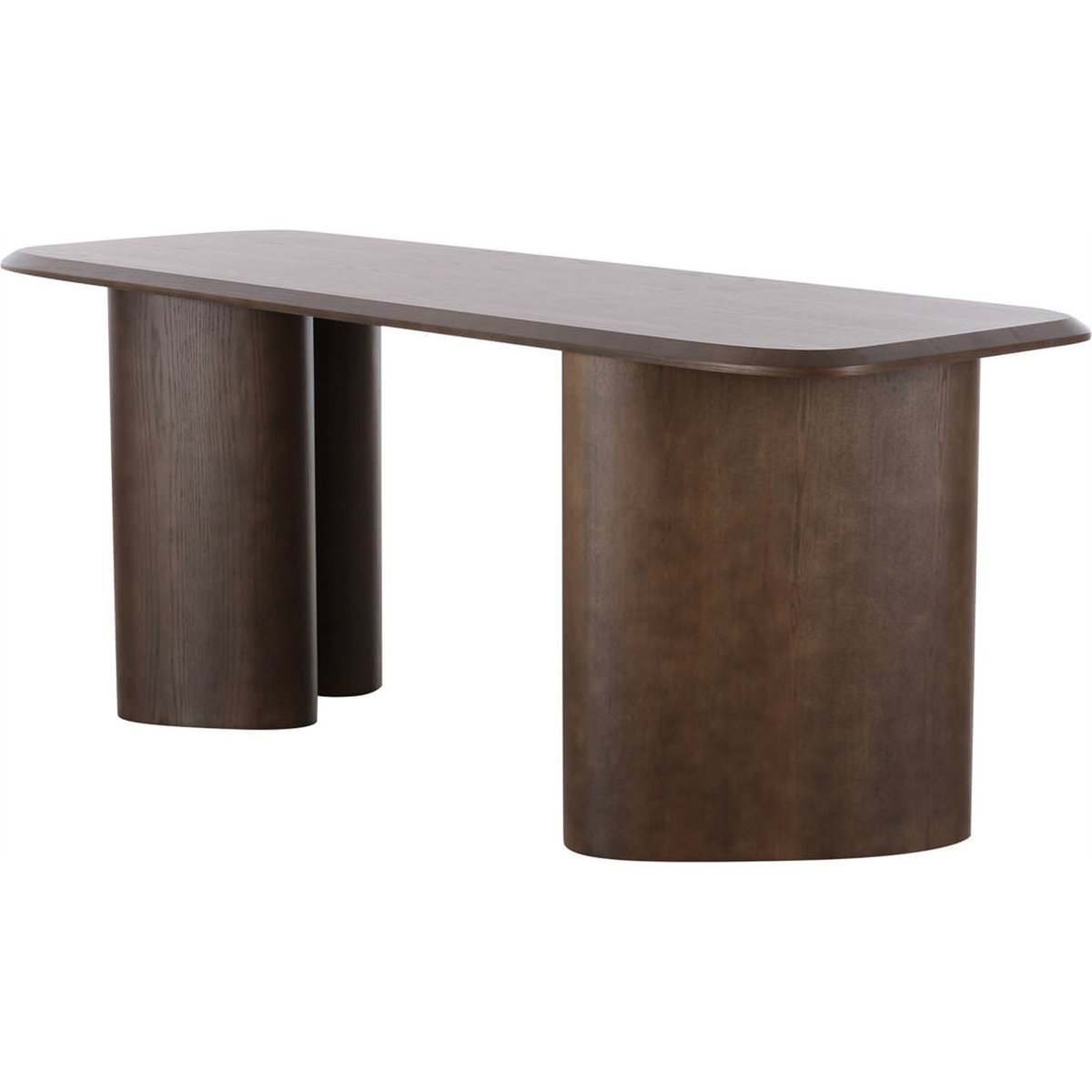Table haute en bois au design contemporain marron, RECOLLECTION