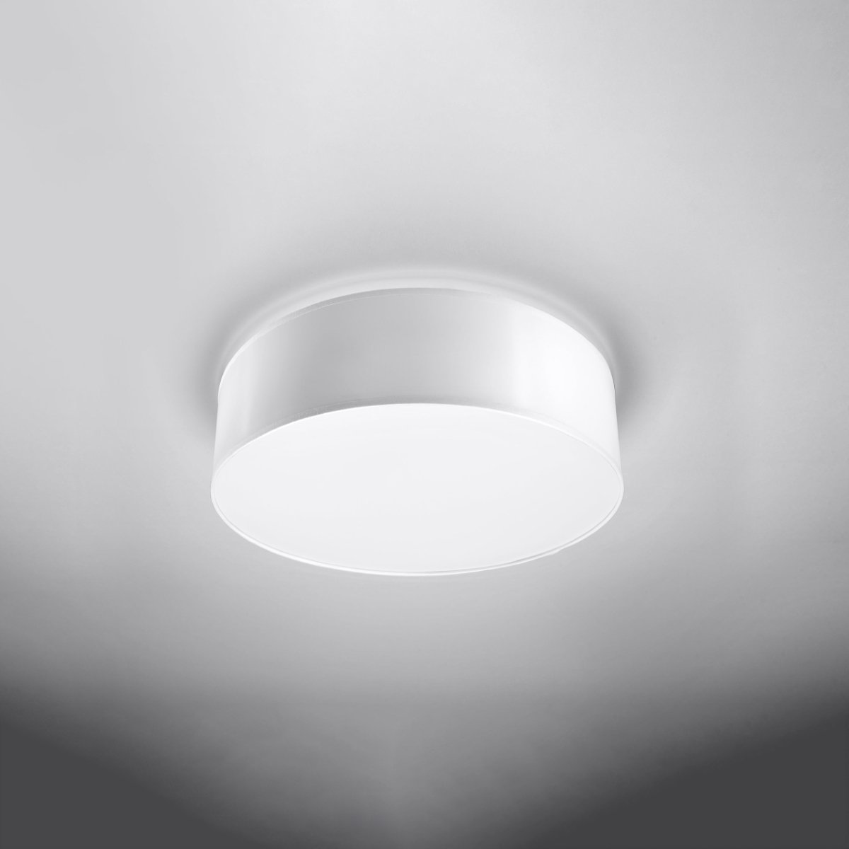 Plafonnier PVC Blanc E27 2 Arena blanc, EDEN