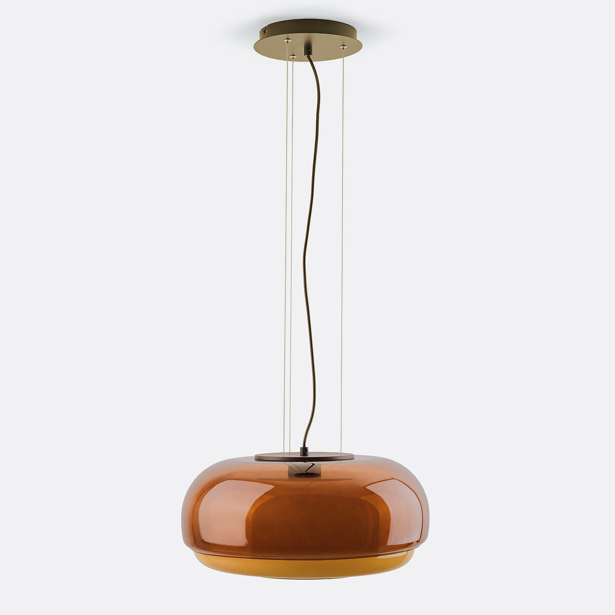 Lámpara de techo de cristal de color Ø45 cm, Kinoko ámbar, LA REDOUTE INTERIEURS
