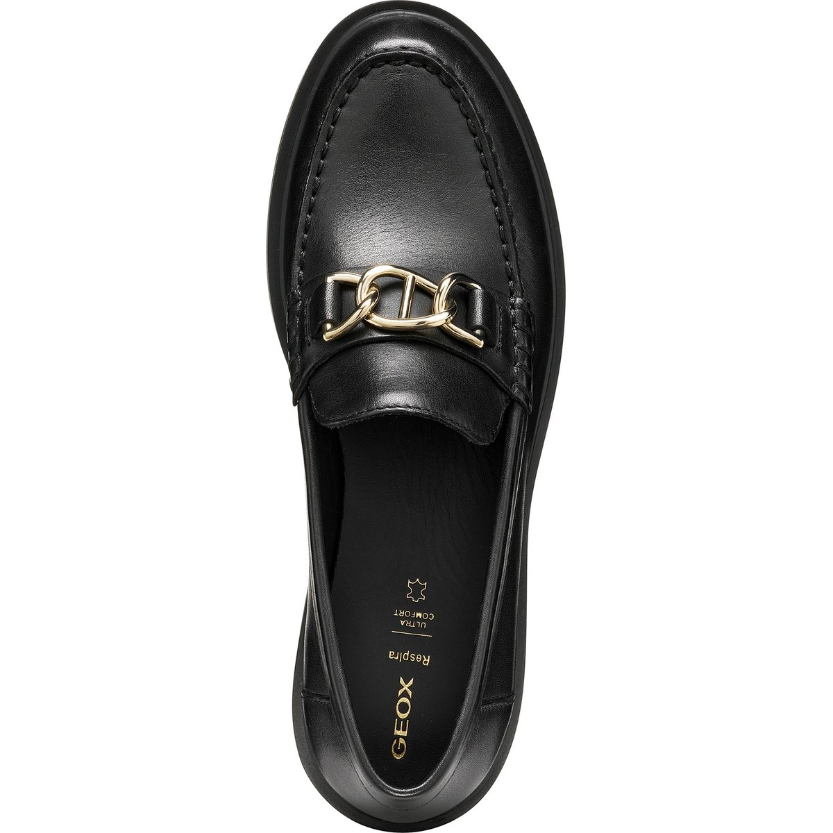 Mocassins  D SPHERICA EC1 B noir, GEOX