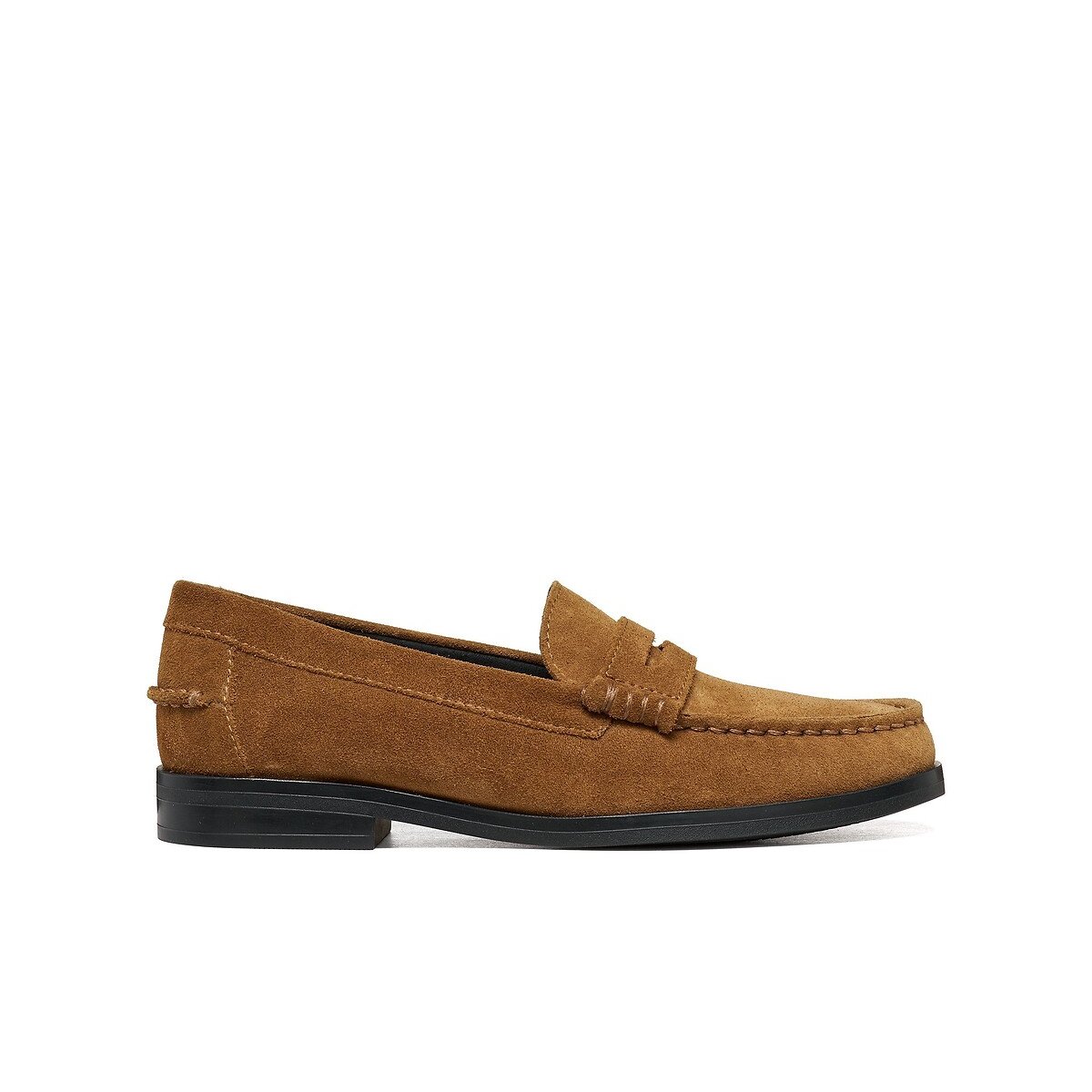 Mocassins en cuir suédé, NOEMEN noisette, GEOX