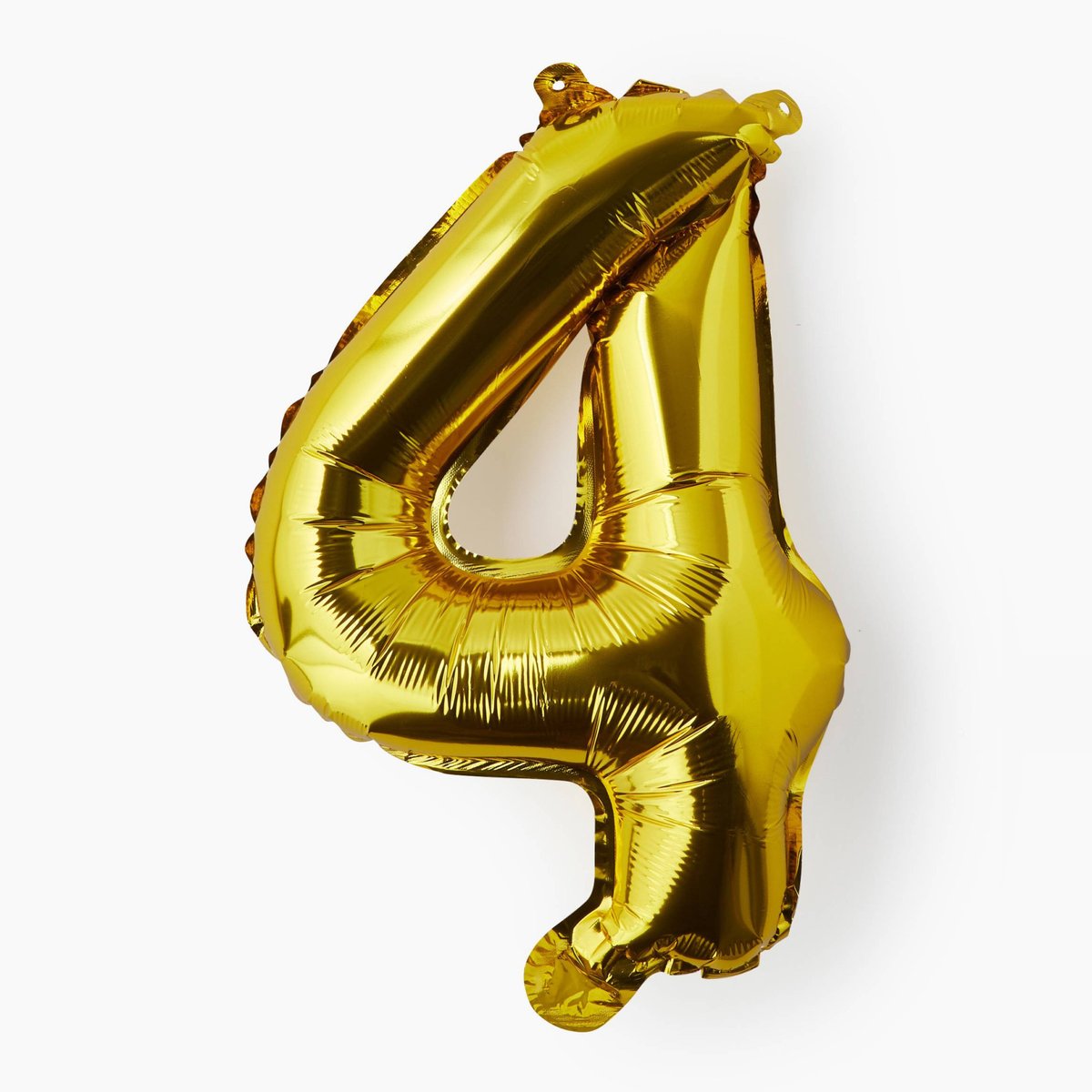 Ballon or chiffre 4 couleur unique, MONOPRIX MAISON