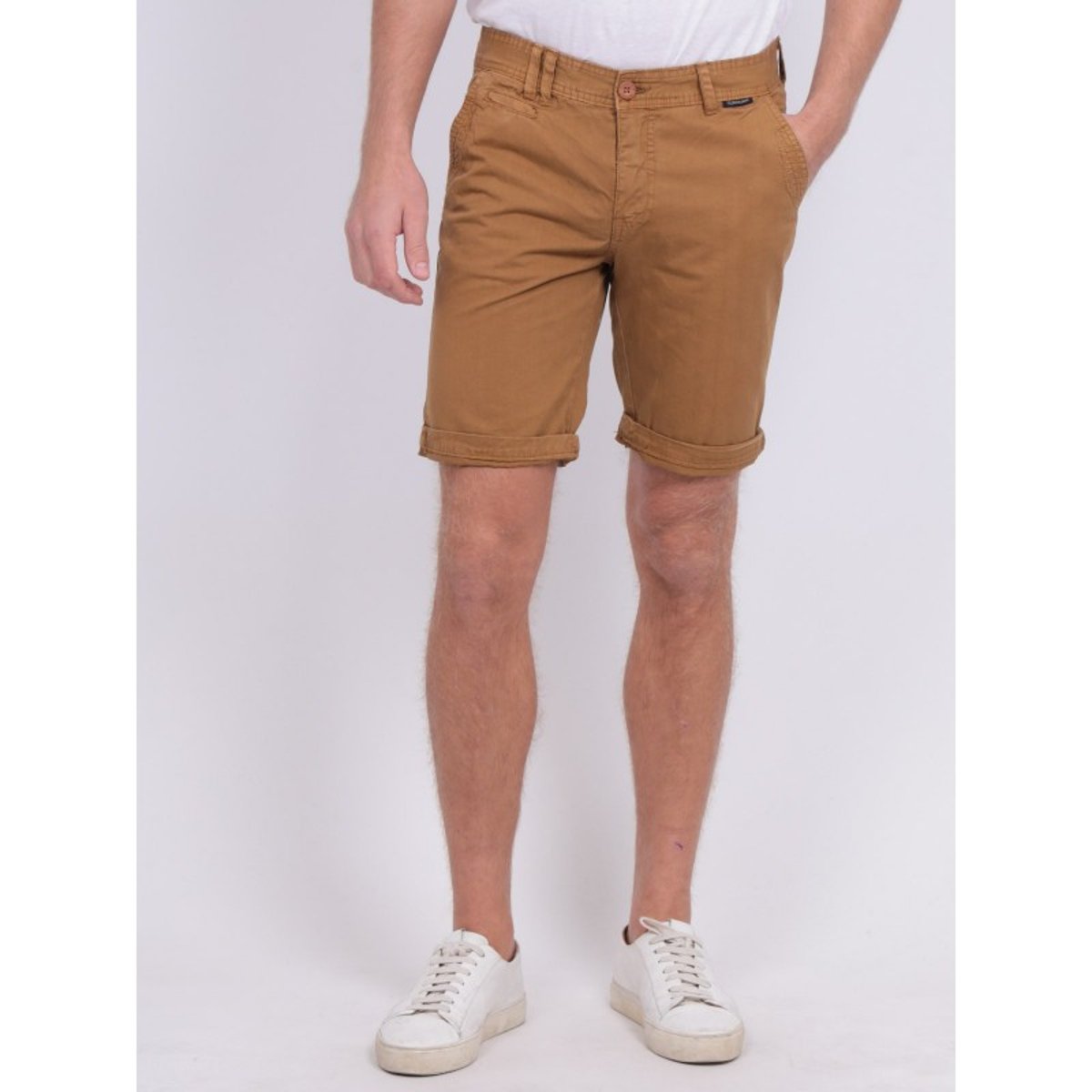 Bermuda Coupe Droite Browen marron, RITCHIE