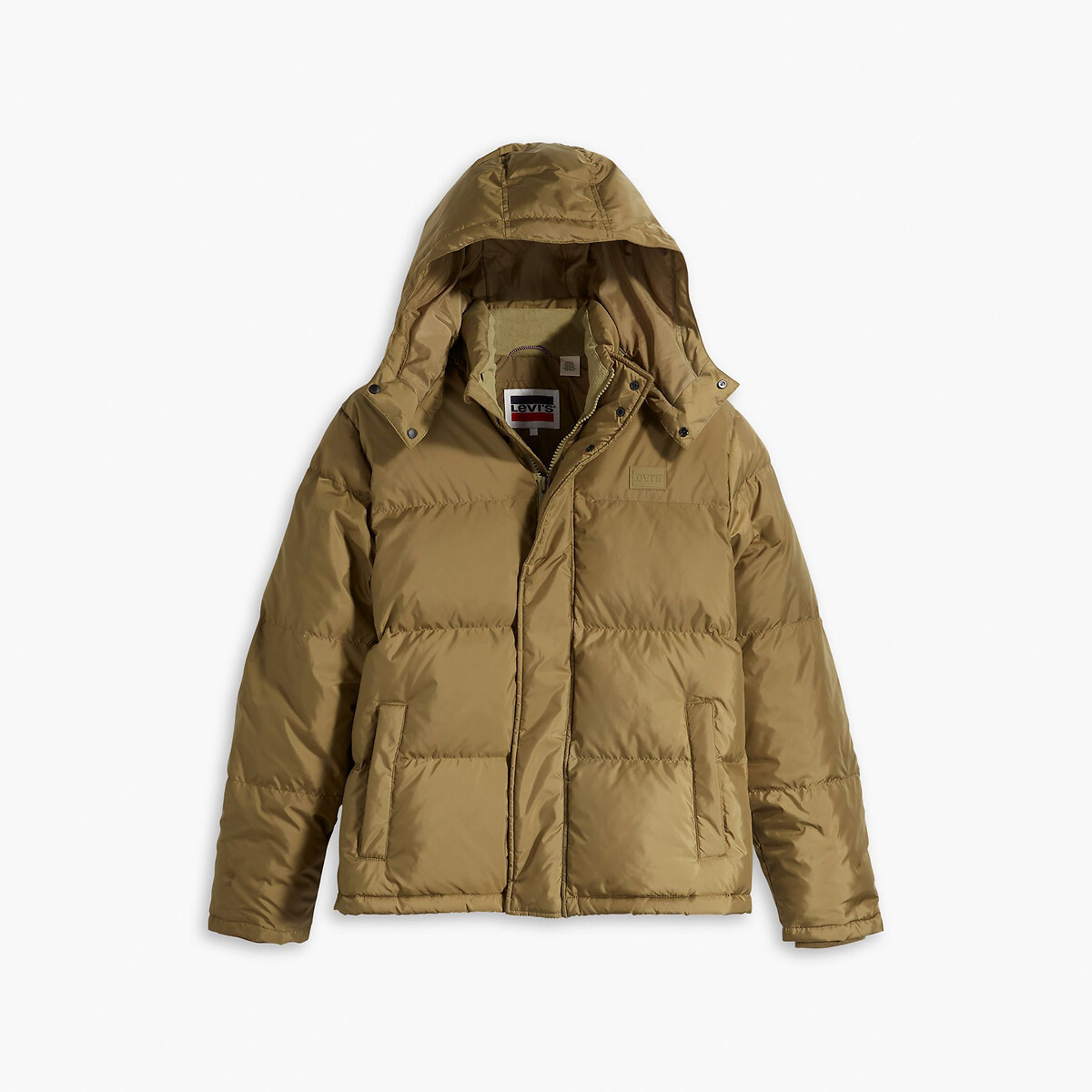 Hooded Padded Puffer Jacket khaki, LEVI'S