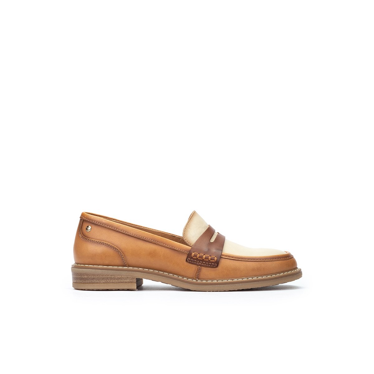Mocassins cuir Aldaya almond, PIKOLINOS