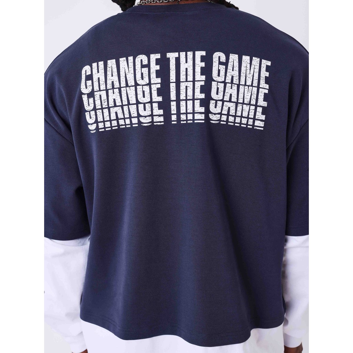 T-shirt manches longues CHANGE THE GAME bleu, PROJECT X