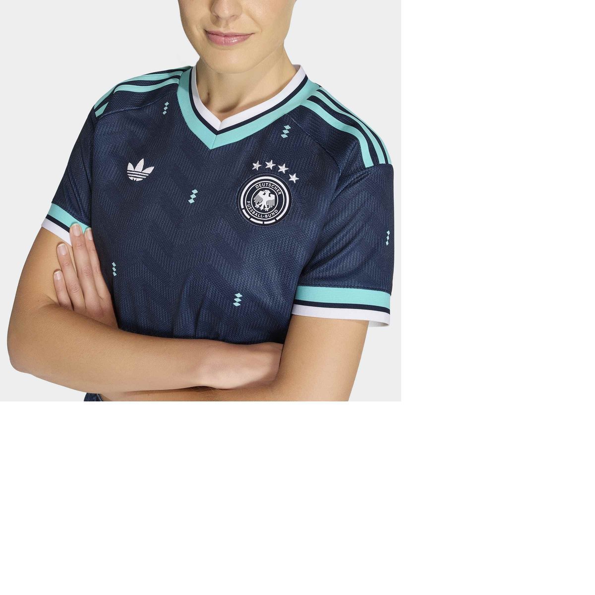 Maillot Cropped Extérieur Allemagne 26 Maillot Cropped Extérieur Allemagne 26 collegiate navy, adidas Performance
