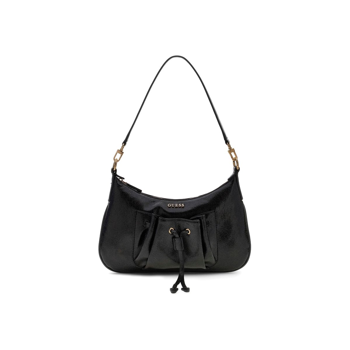 Mini Sac À Épaule Theodora noir, GUESS