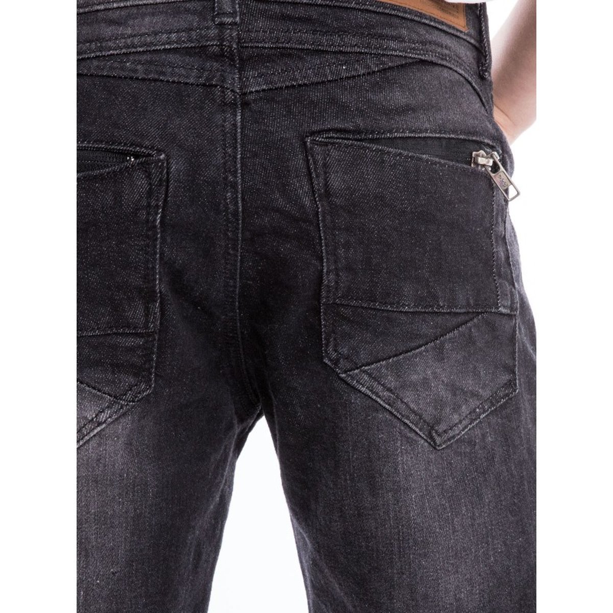 Bermuda En Jean Slim Billing noir, RITCHIE