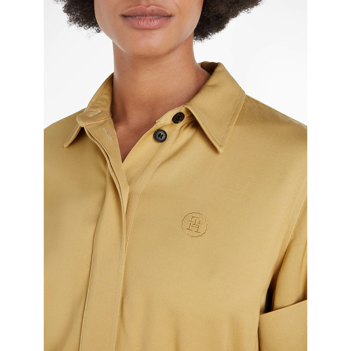 Loose Fit Polo Dress with Tie-Waist and Short Sleeves 90010453, TOMMY HILFIGER