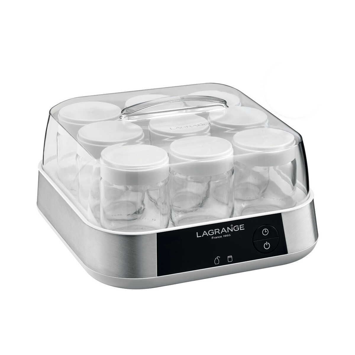 Yaourtière Ligne avec goupillon 459 002 inox, LAGRANGE