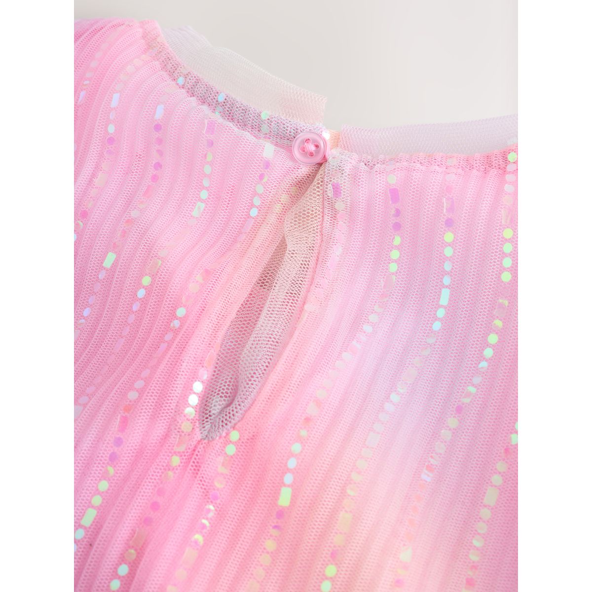 Robe de soirée en tulle rose étincelant, NEXT