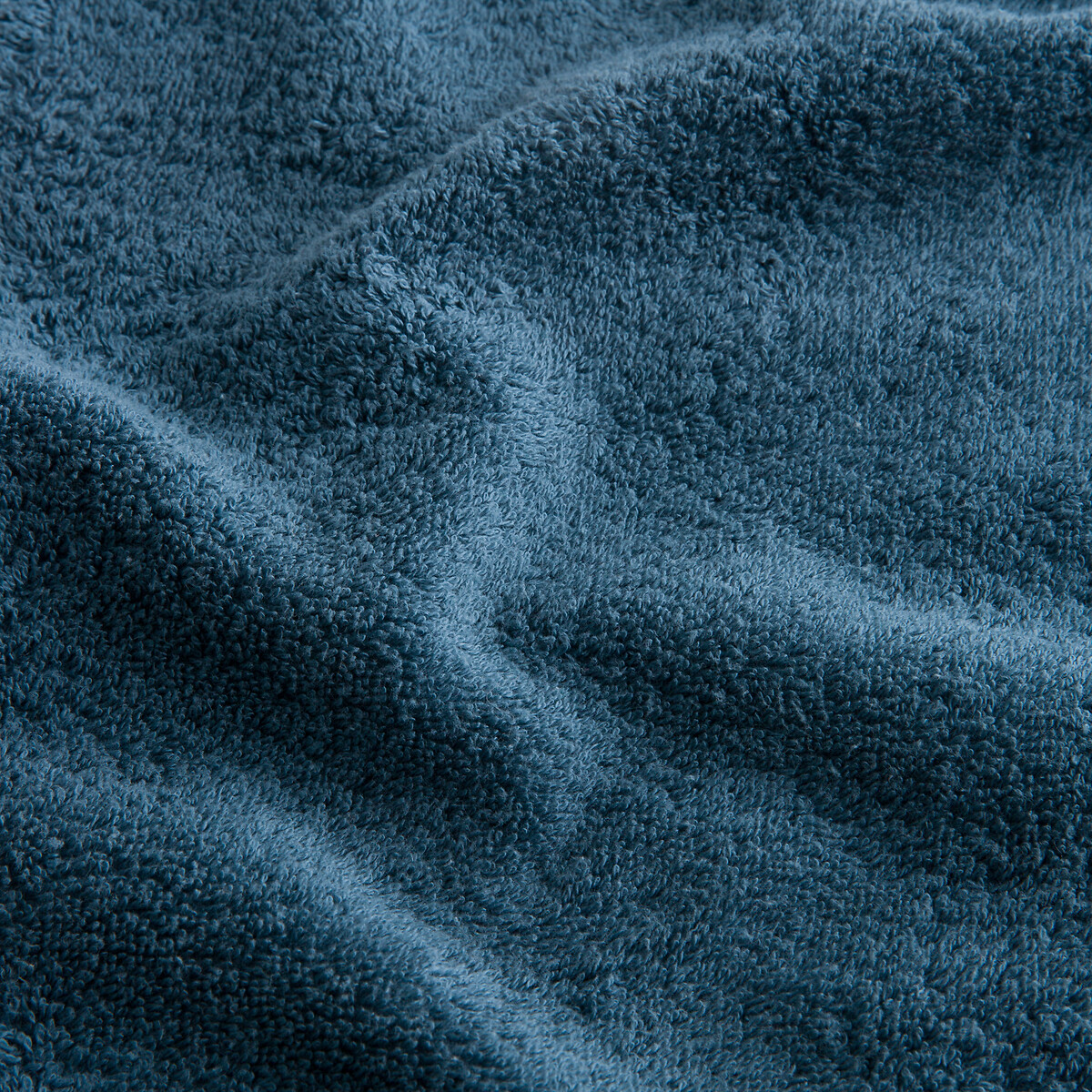 Lot 4 serviettes d'invité éponge 500g/m2,Scenario bleu atlantique, LA REDOUTE INTERIEURS