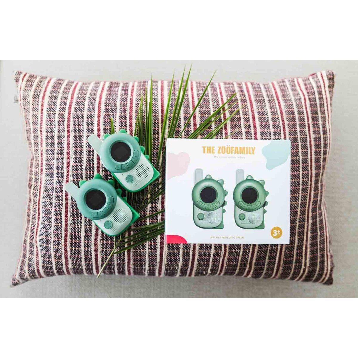 Talkie walkie DINO vert foncé, THE ZOOFAMILY