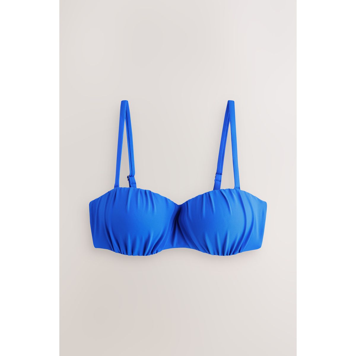 Haut de bikini bandeau rembourré à armatures bleu cobalt, NEXT