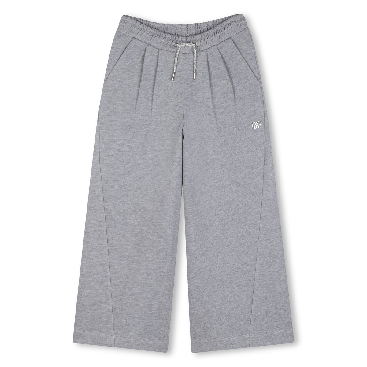 Pantalon large gris chine, DKNY