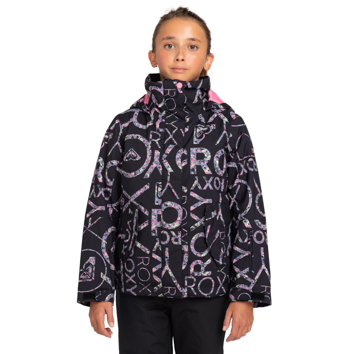 Veste de snow. noir true black lluvia rg, ROXY