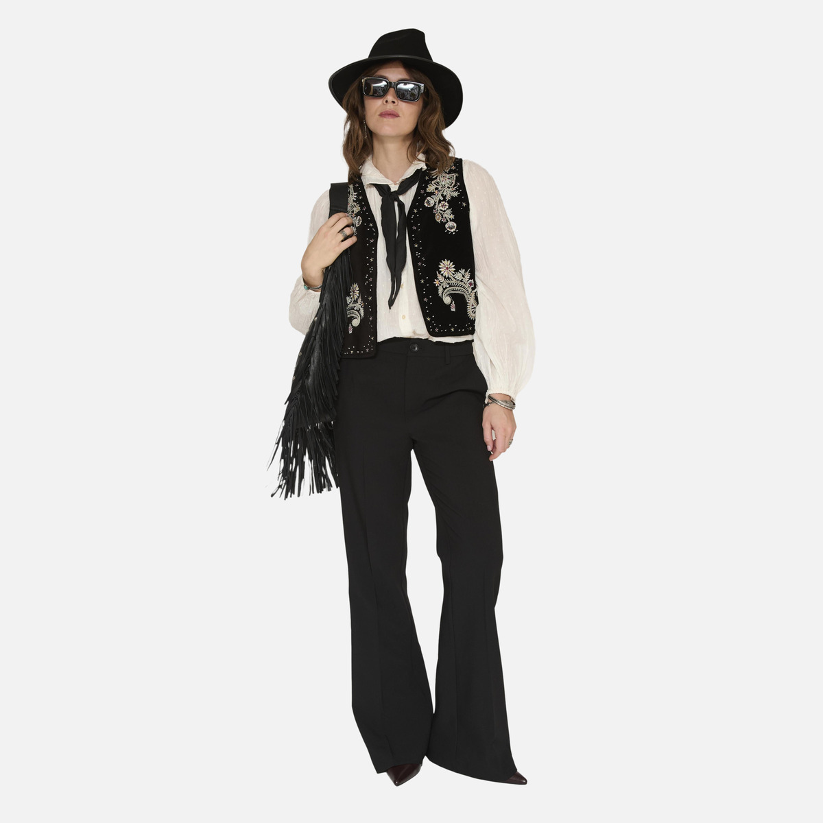 Gilet GOUMI black, MKT STUDIO