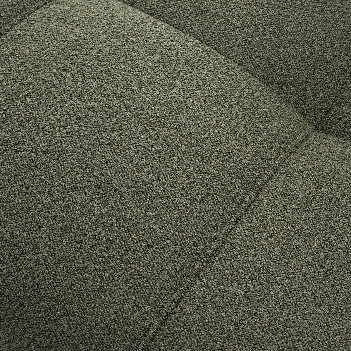Banquette assise pivotante, gauche, modulable, en bouclette fine, FANO vert, LA REDOUTE INTERIEURS