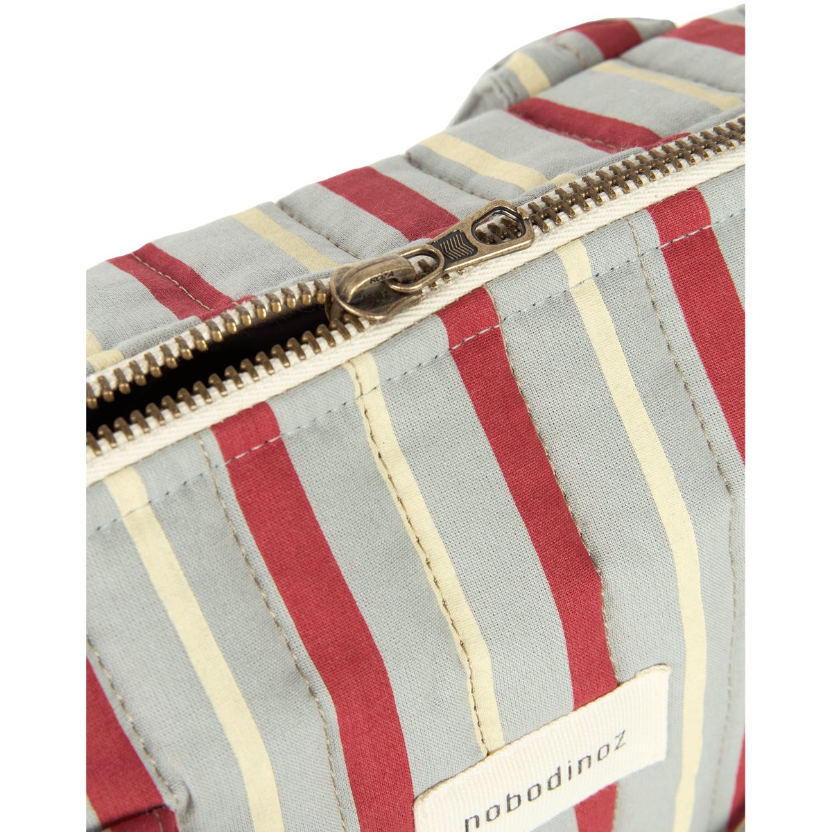 Organisateur de pousette & mini sac STORIES Édition limitée rayures rouges et bleues, NOBODINOZ