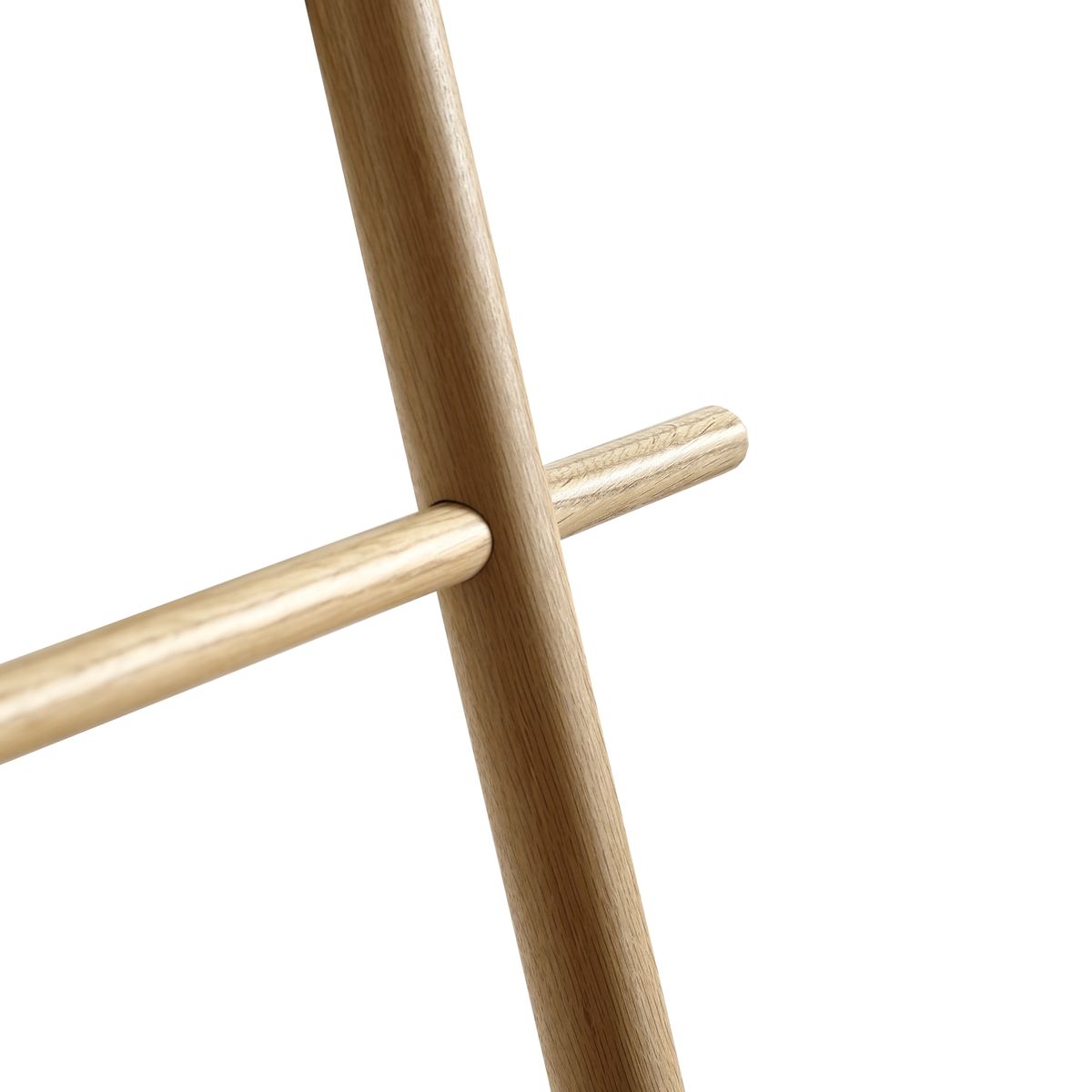 Echelle 156 cm en chêne naturel clair, ZAGO