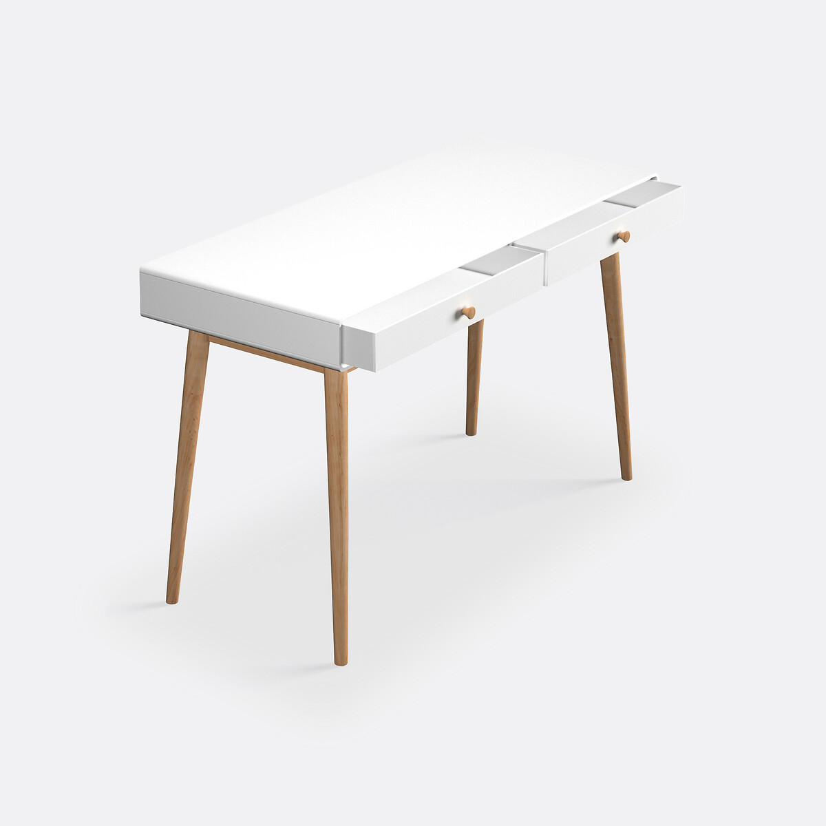Jimi 2 Drawer Desk white, LA REDOUTE INTERIEURS