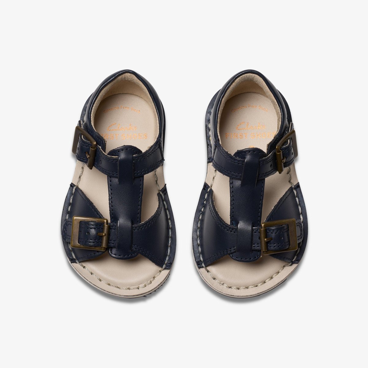 Sandales Cuir PLAYSUN REEF T bleu, CLARKS