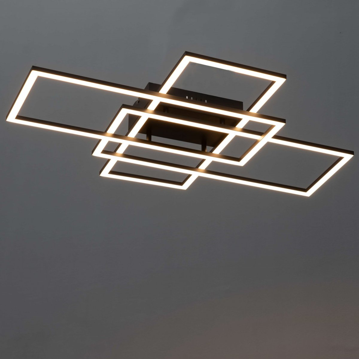 Plafonnier moderne et minimaliste - ELI noir, KOSILUM