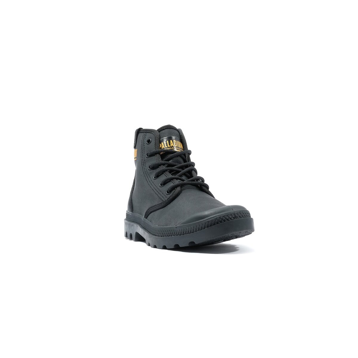 Baskets textile Pampa Hi Coated noir, PALLADIUM