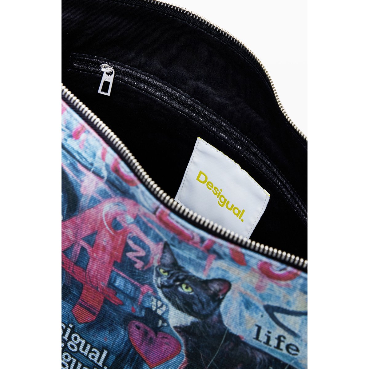 Grand sac graffiti multicolore, DESIGUAL