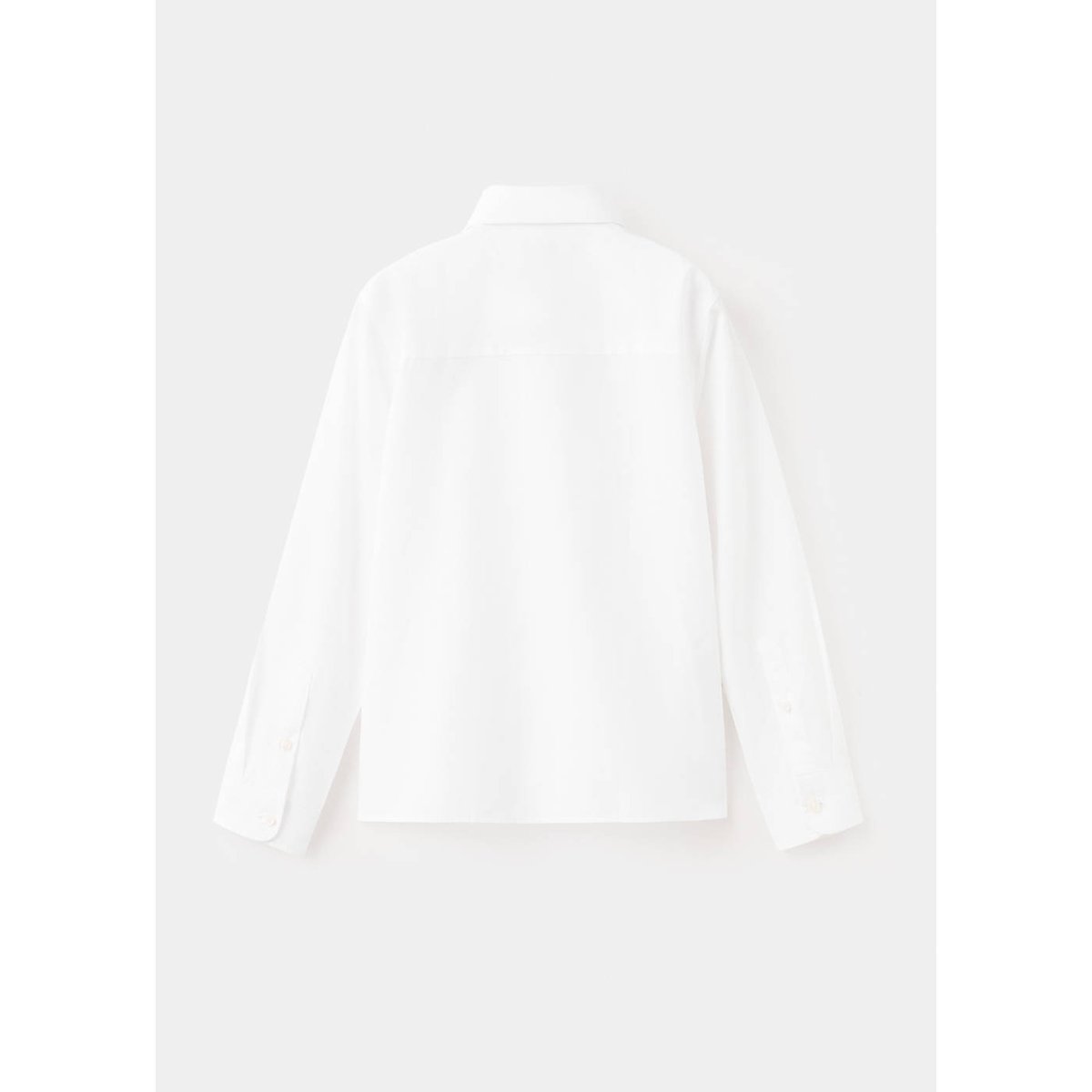 Chemise oxford en coton blanc, MANGO KIDS