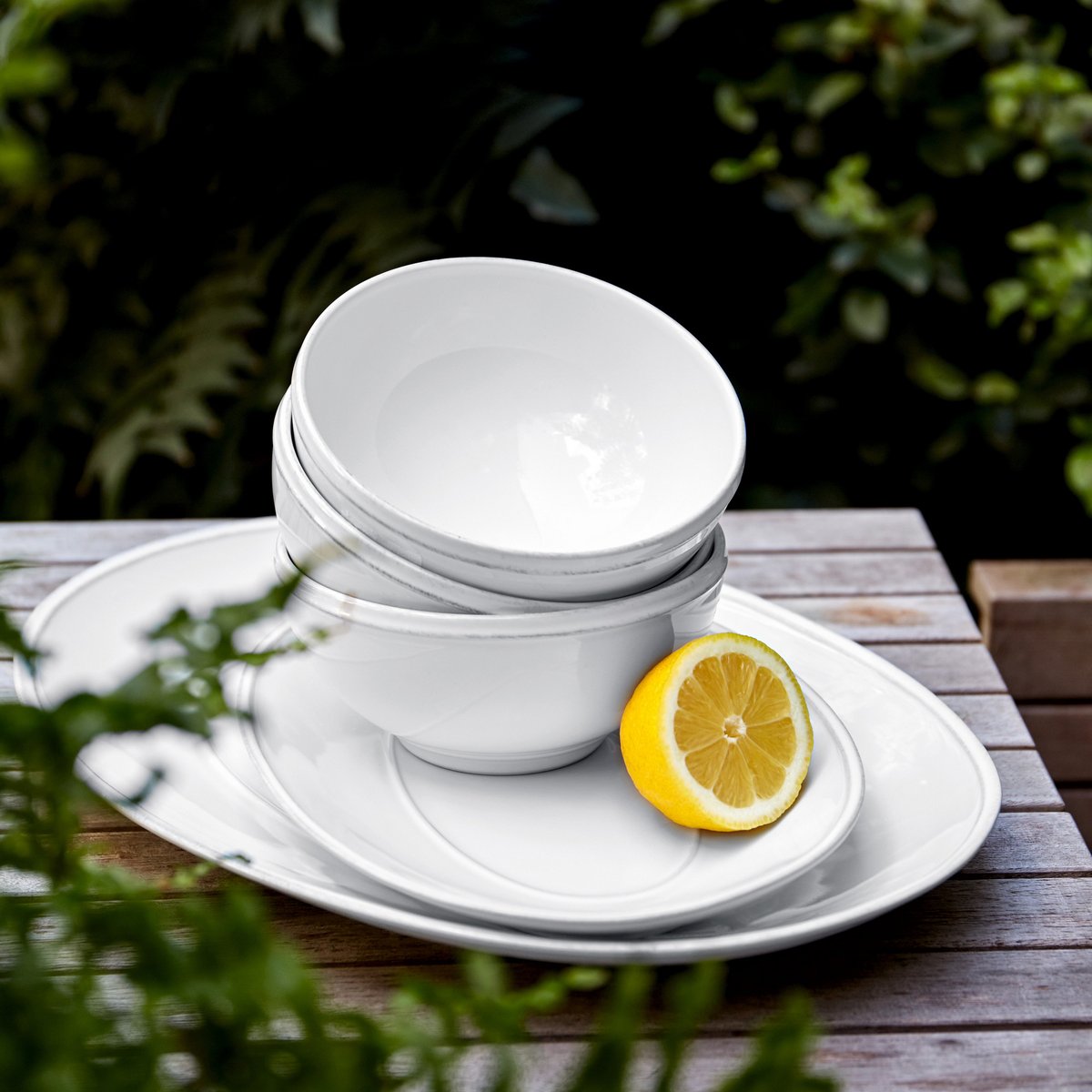 Plat ovale 40 FRISO blanc, COSTA NOVA