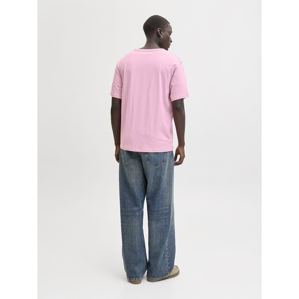 T-shirt manches courtes rose, JACK & JONES
