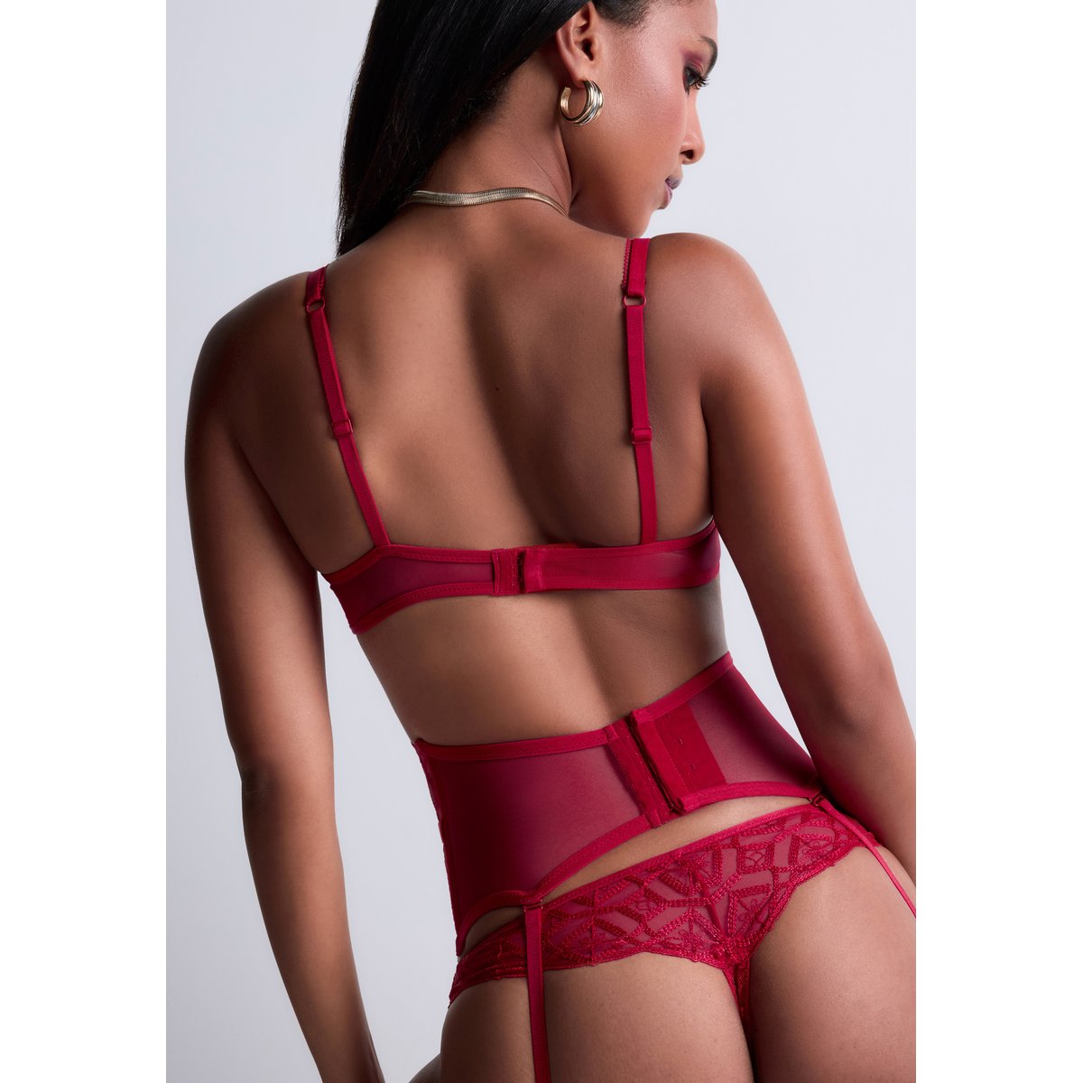 Serre-taille Sense Of Illusion rouge, AUBADE