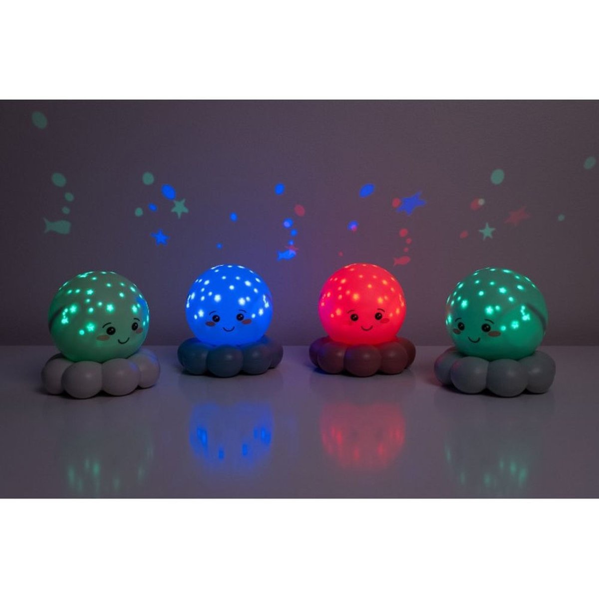 Veilleuse bébé projection plafond Pieuvre Twinkles To Go Gris gris, CLOUD B