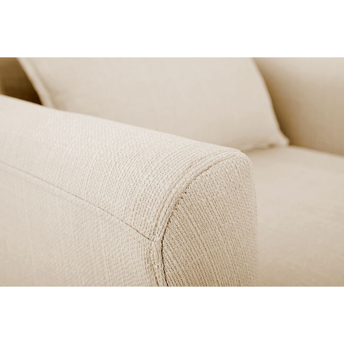 Fauteuil scandinave KATE beige, MILIBOO