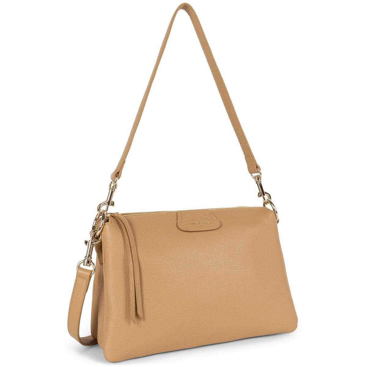 Grande pochette DUNE camel, LANCASTER