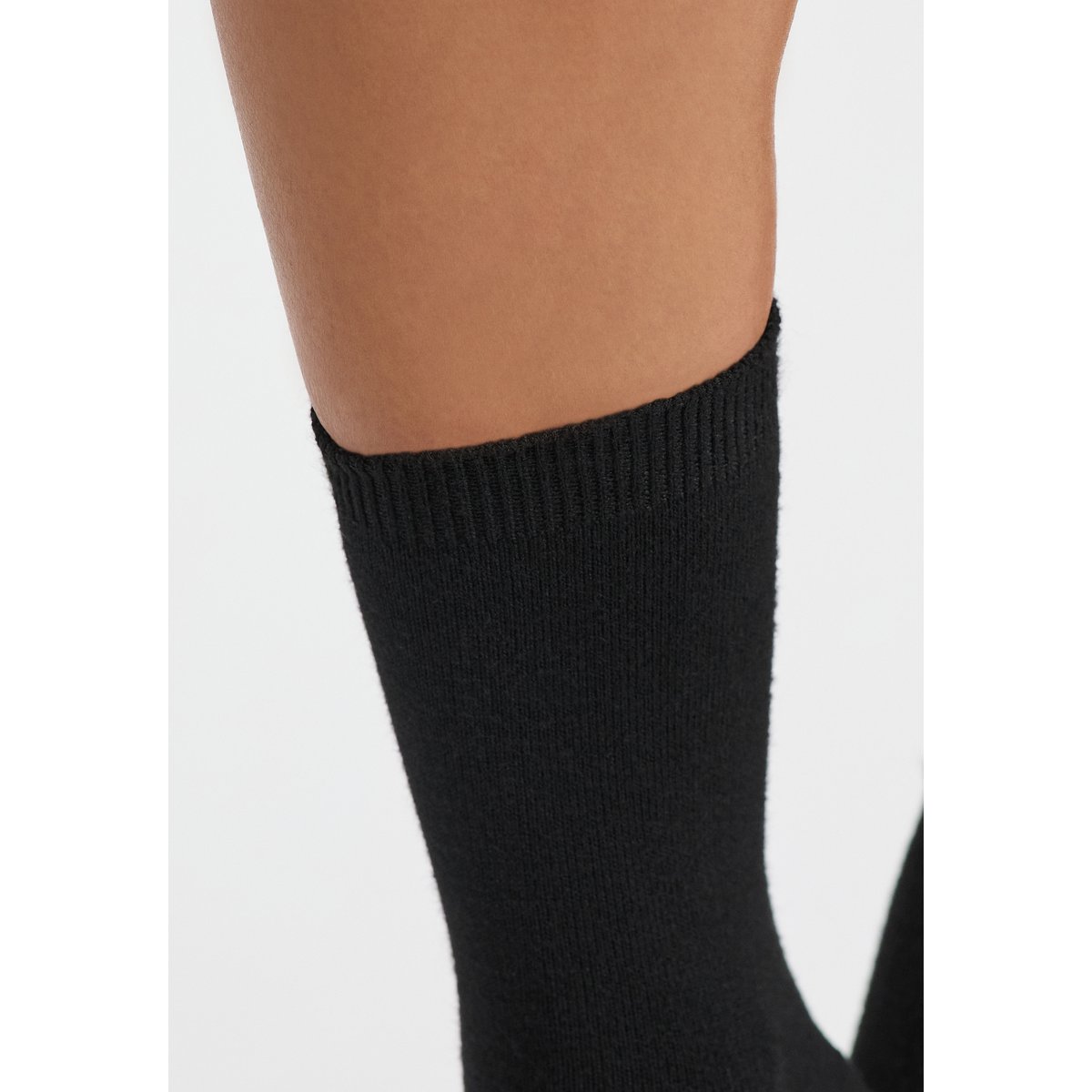 Chaussettes avec cachemire LUNA noir, ETAM