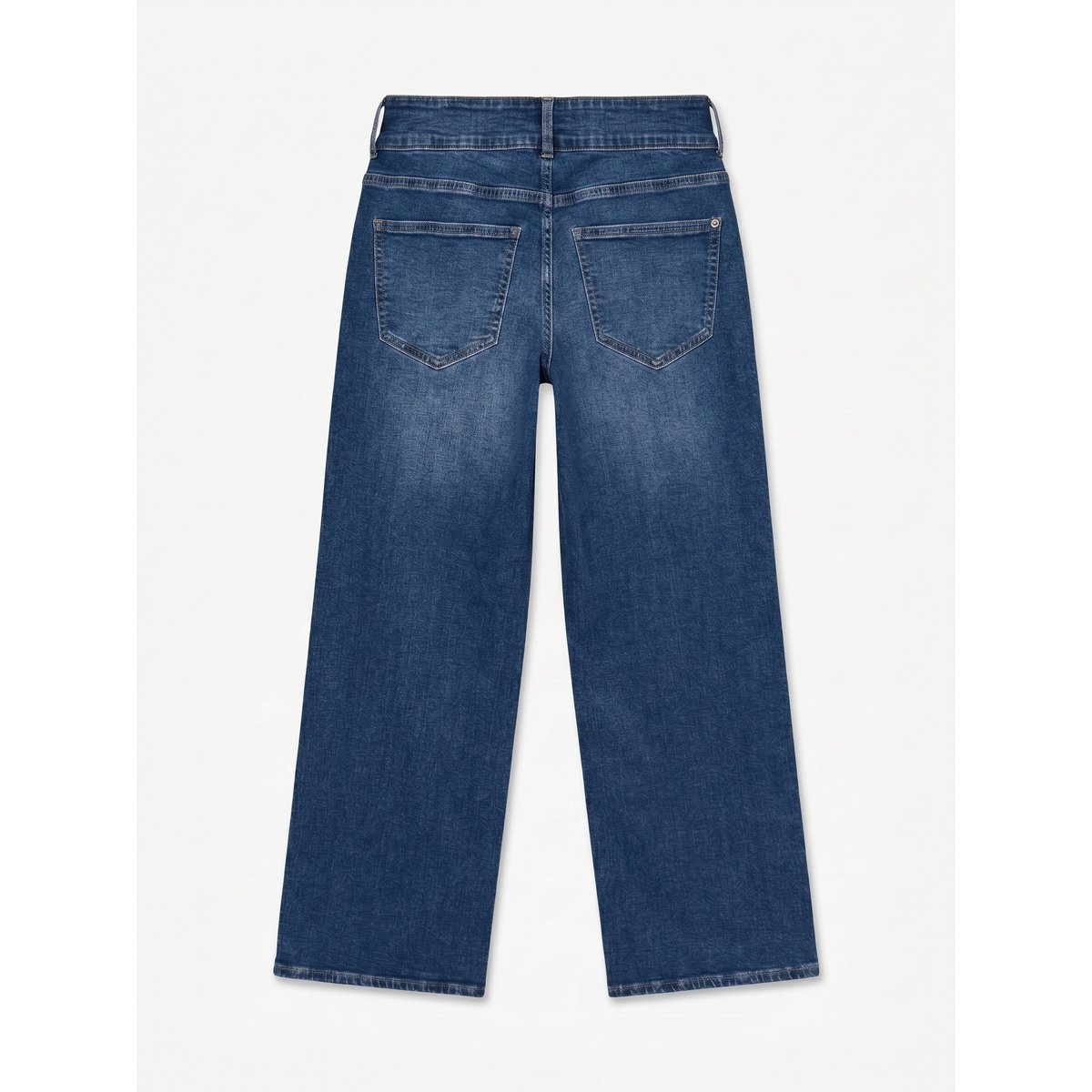 Jean À Coupe Large dark blue denim, VERO MODA