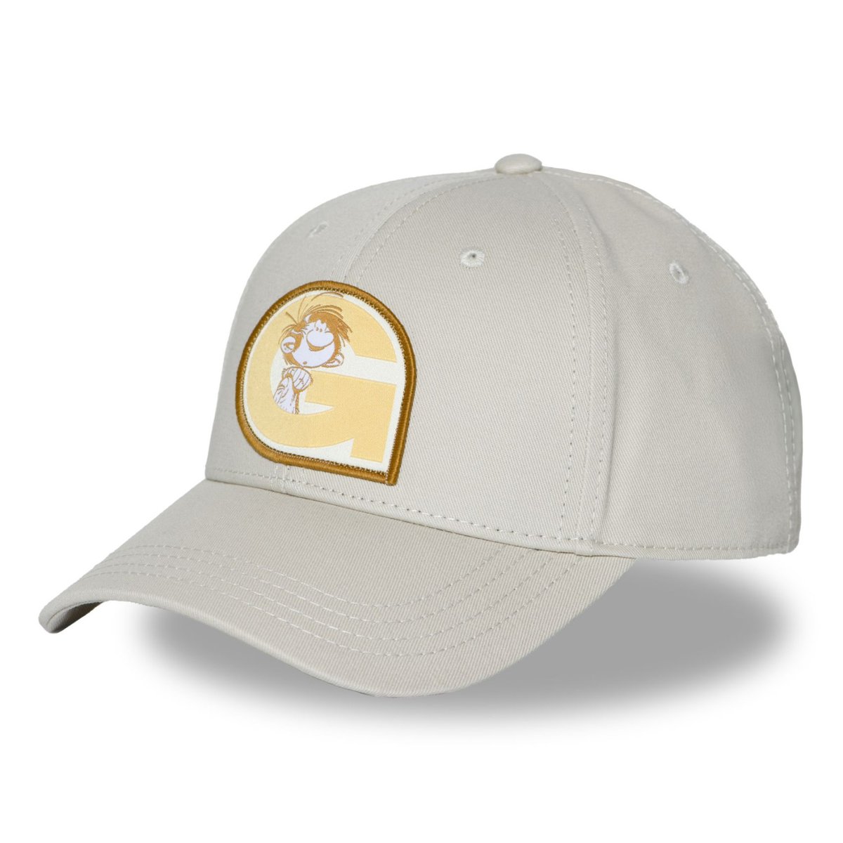 Casquette Gaston Lagaffe blanc/beige/orange, FREEGUN