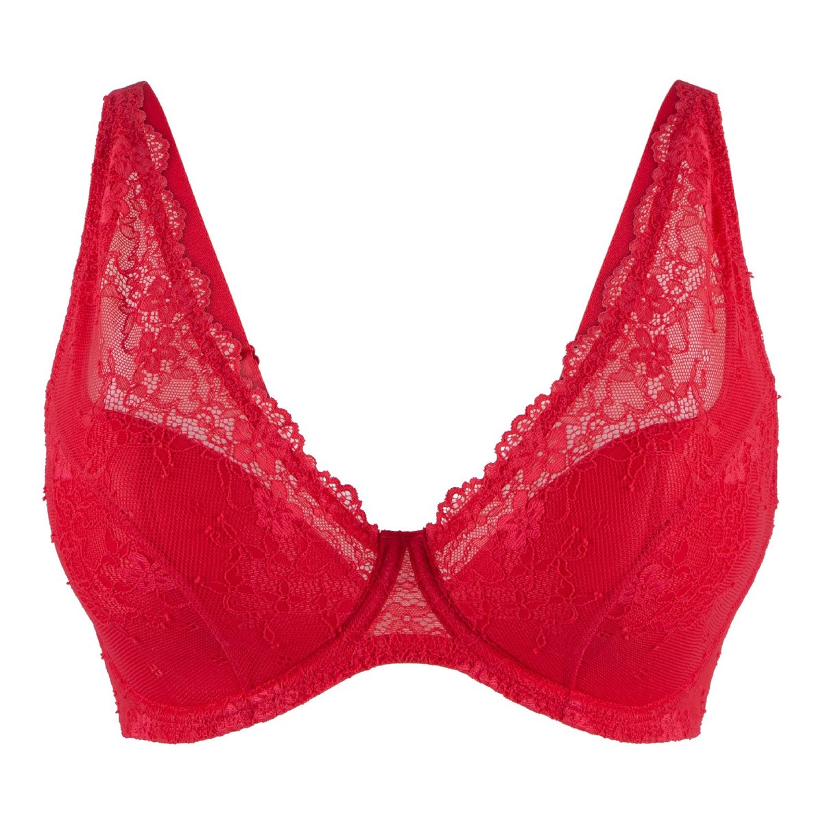 DAILY S-G demi mousse plongeant rouge, LINGADORE