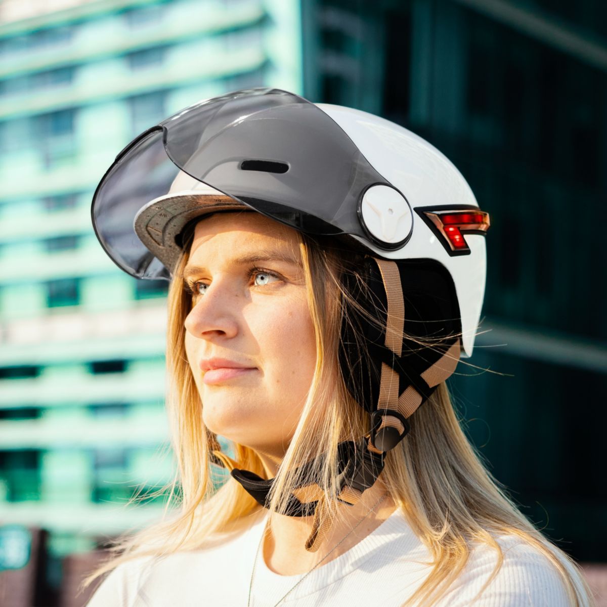 Casque Led Glow crème taille M crã¨me, CASR