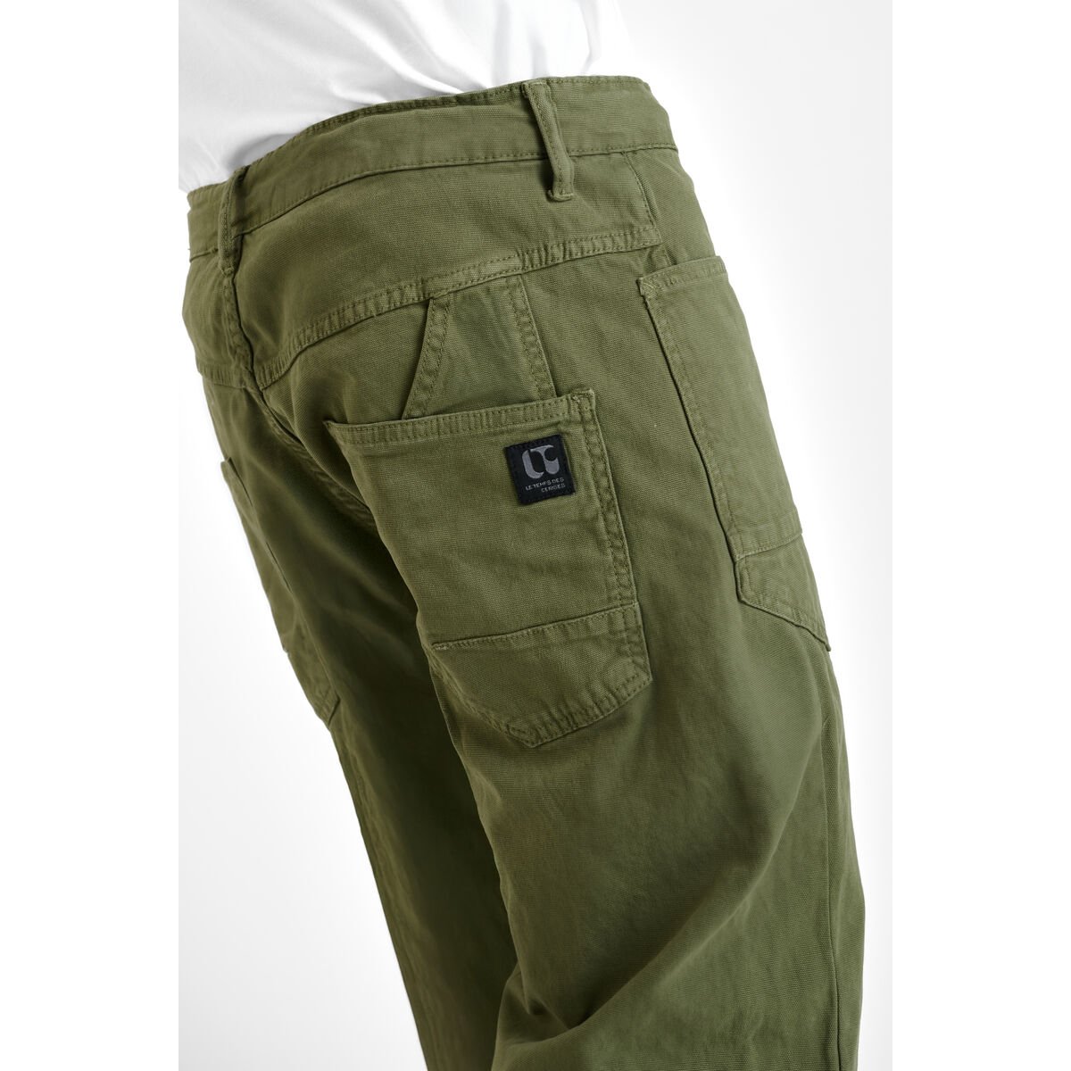 Pantalon loose, large HOBO pesto, LE TEMPS DES CERISES