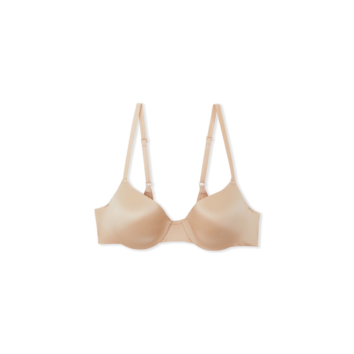 Soutien-gorge N.4 - Le coques fines 2 en 1 satiné PURE GLOW lin, ETAM