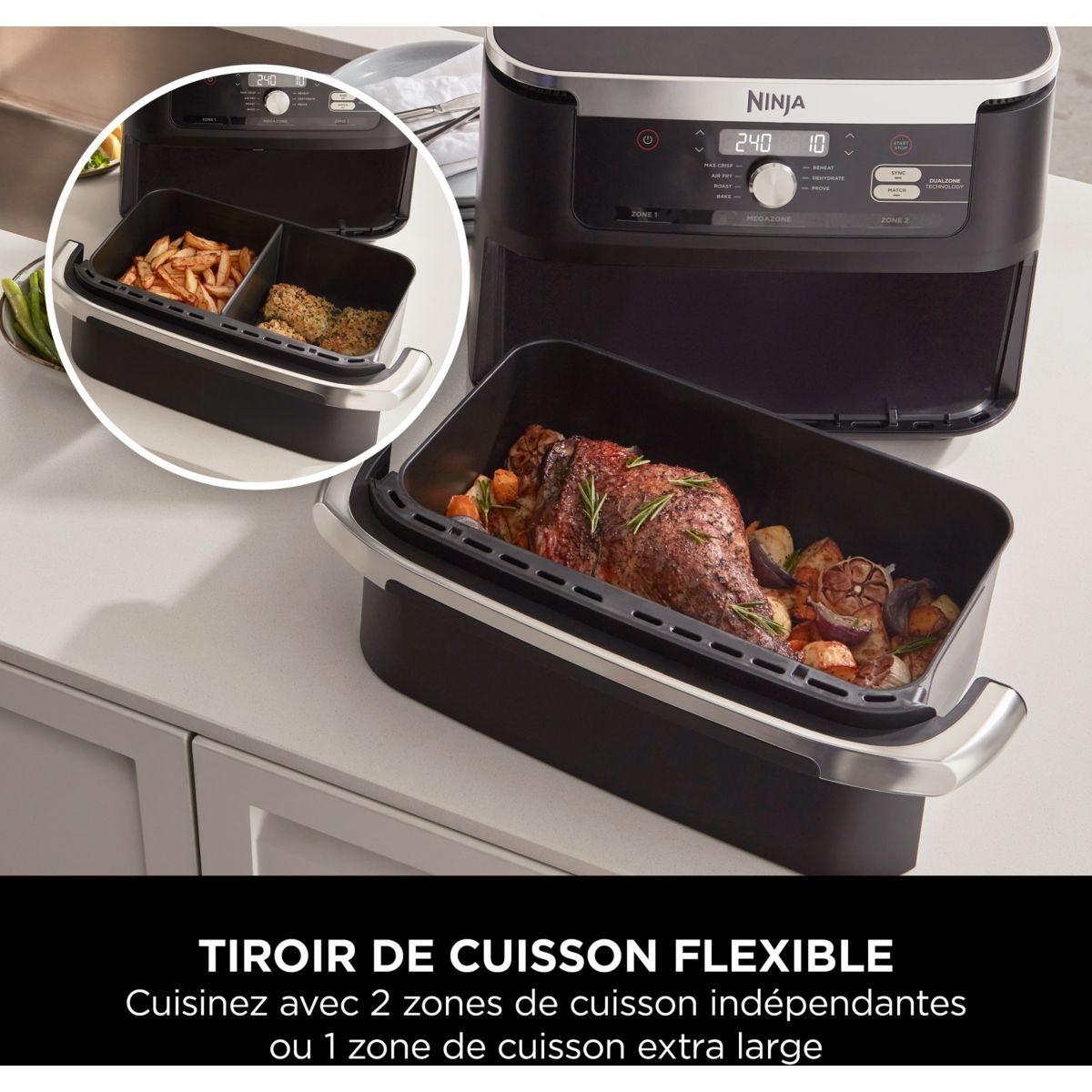 Friteuse sans huile Foodi Flex 10,4L AF500EU couleur unique, NINJA
