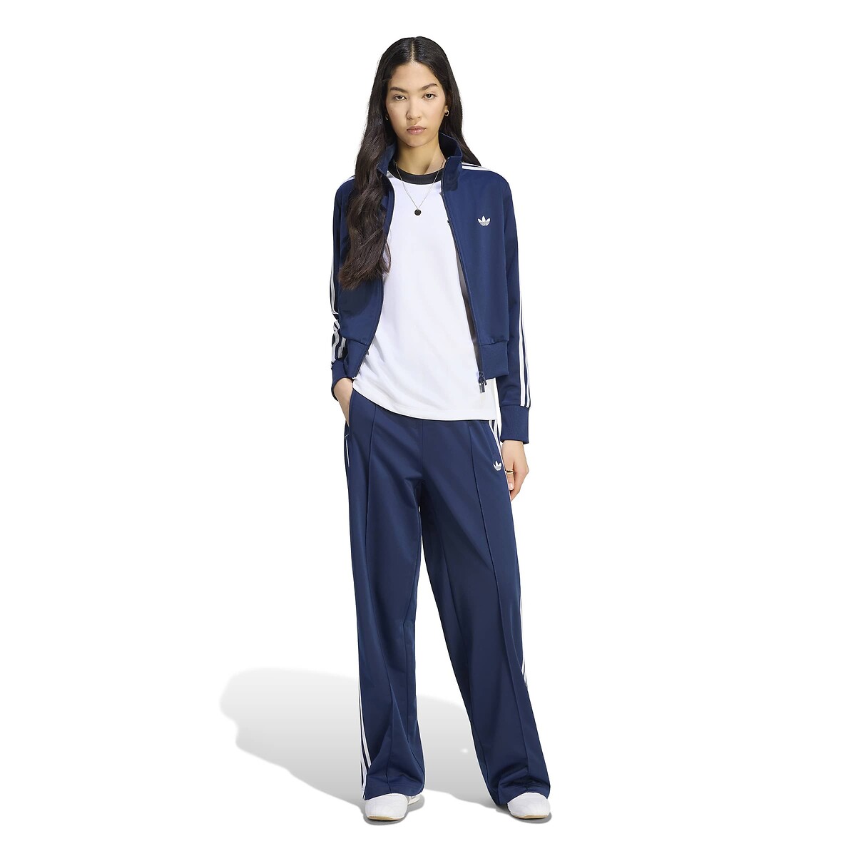 Pantaloni tuta a gamba larga FIREBIRD blu marino, adidas Originals
