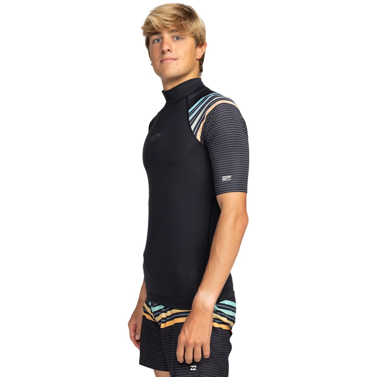 Lycra manches courtes CONTRAST noir black, BILLABONG