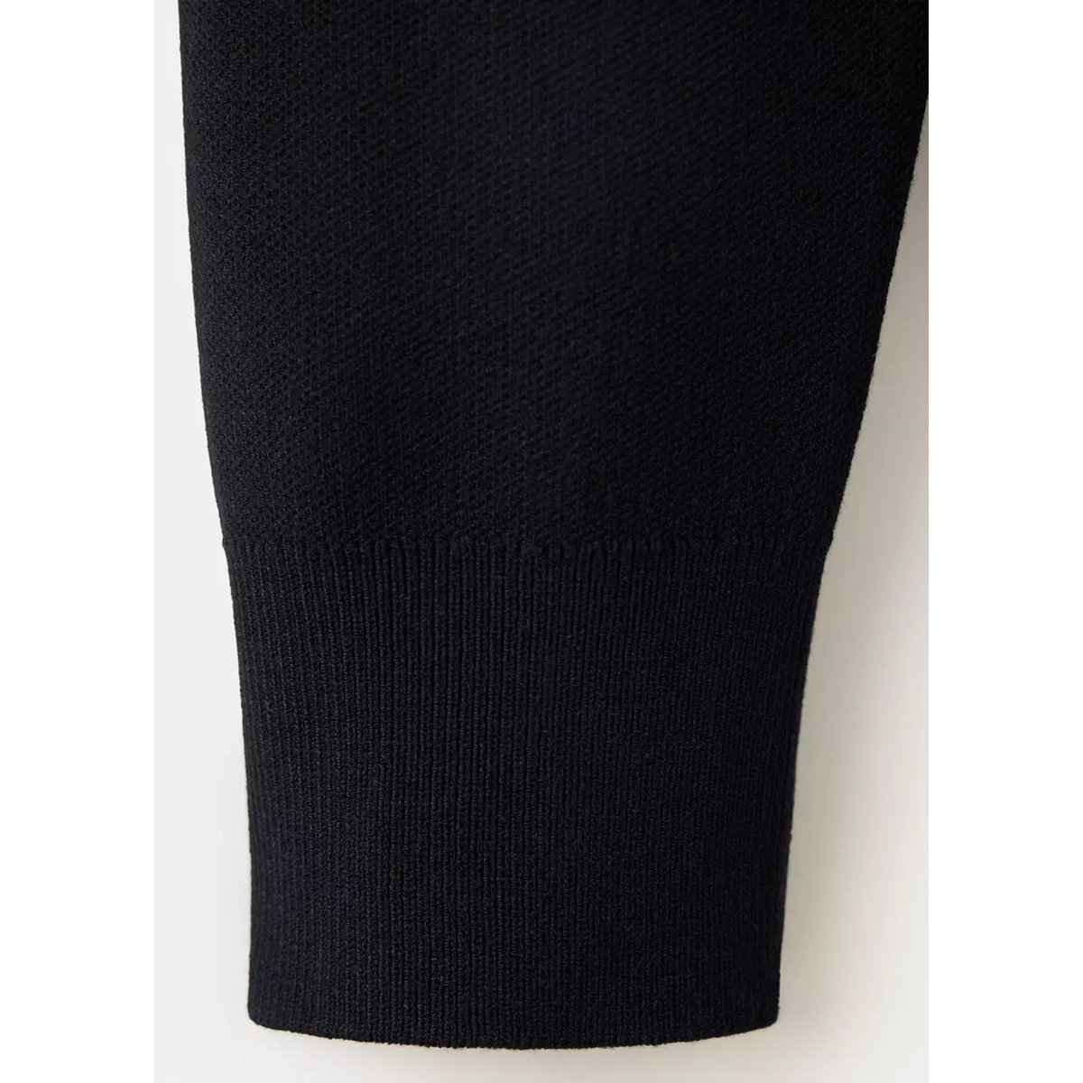 Cardigan confort en maille extensible noir, MANGO MAN